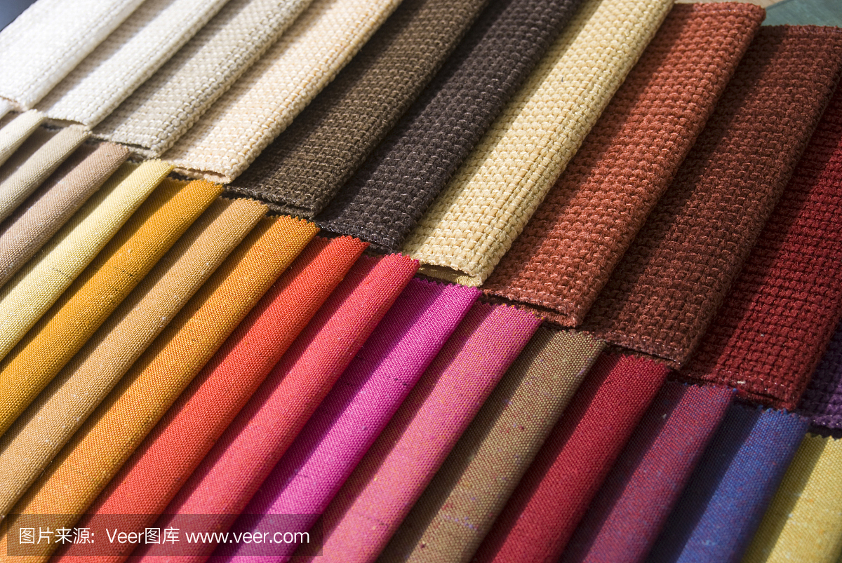 各种颜色的服装纸巾系列
